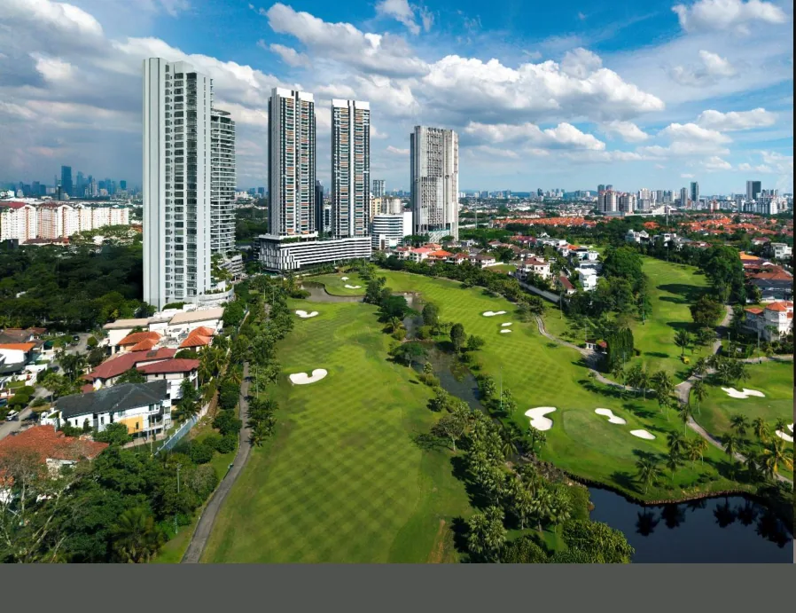 Aetas Damansara completed towers over greenery