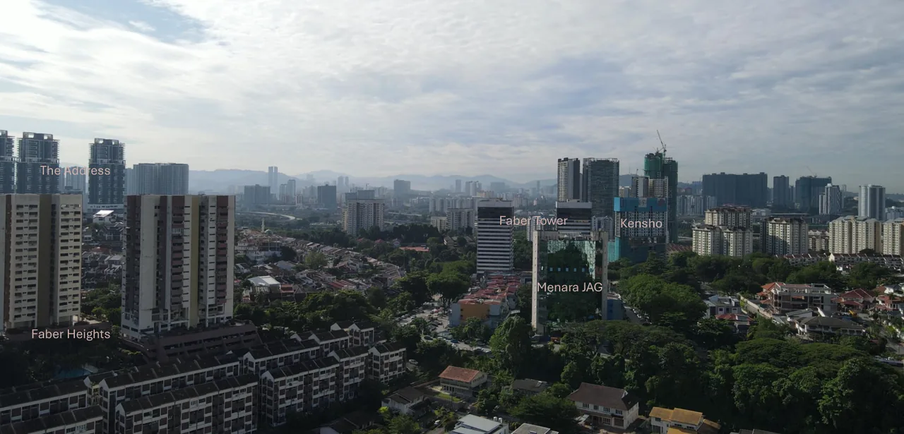 View towards Taman Desa from AETAS
